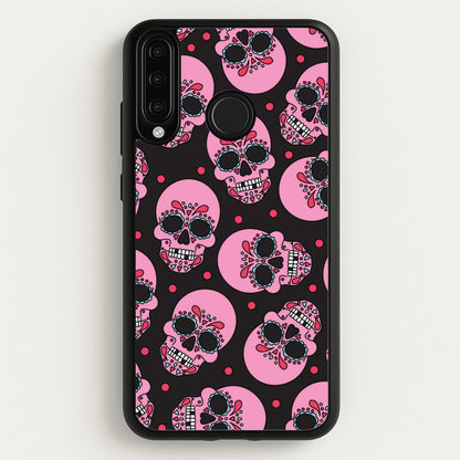 Pattern 1  - Day Of The Dead Phone Case for Huawei P30 Lite