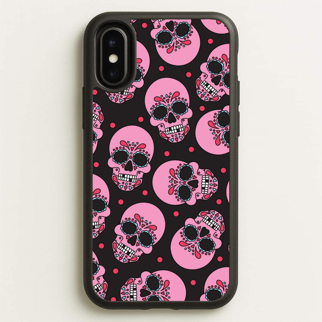 Pattern 1  - Day Of The Dead Phone Case for iPhone X / XS