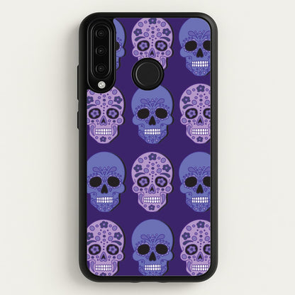 Pattern 3  - Day Of The Dead Phone Case for Huawei P30 Lite