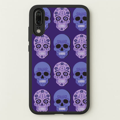 Pattern 3  - Day Of The Dead Phone Case for Huawei P20