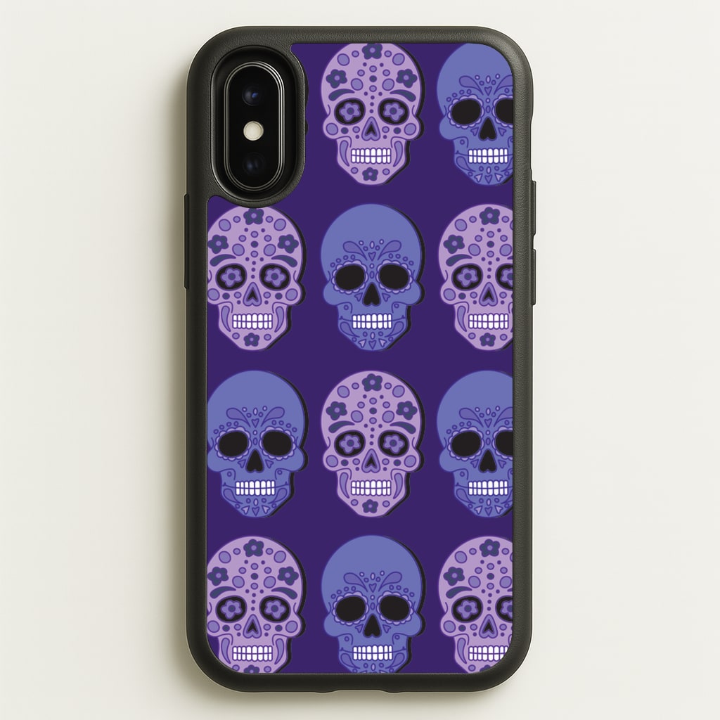 Pattern 3  - Day Of The Dead Phone Case for iPhone X / XS