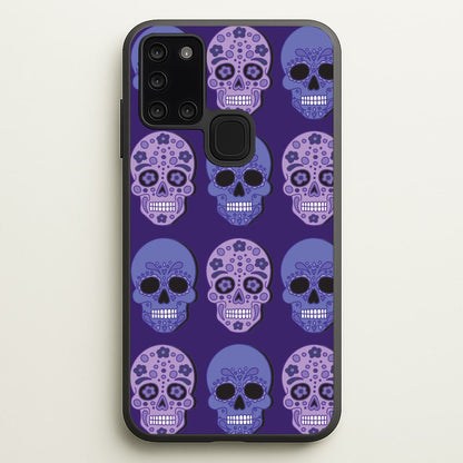 Pattern 3  - Day Of The Dead Phone Case for Galaxy A21s