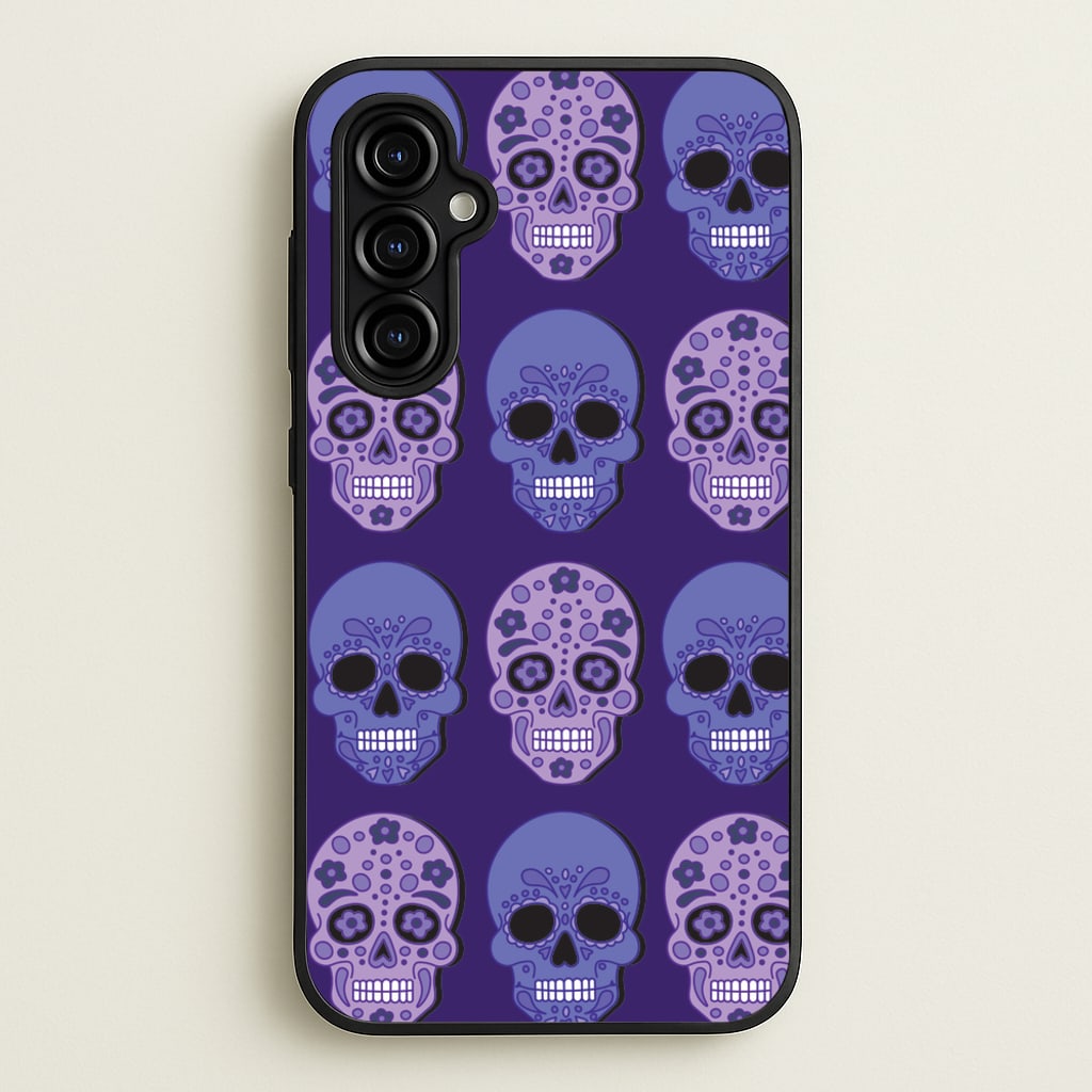 Pattern 3  - Day Of The Dead Phone Case for Galaxy A54