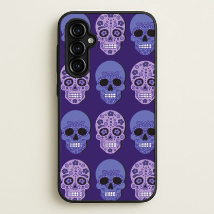 Pattern 3  - Day Of The Dead Phone Case for Galaxy A54