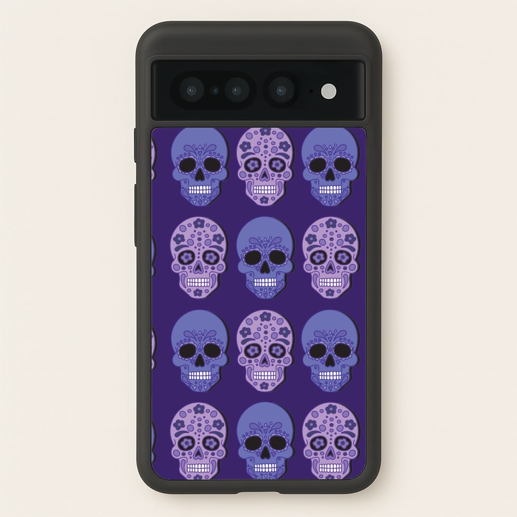Pattern 3  - Day Of The Dead Phone Case for Google Pixel 7 Pro