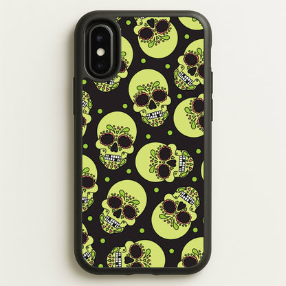 Pattern 5  - Day Of The Dead Phone Case for iPhone X / XS