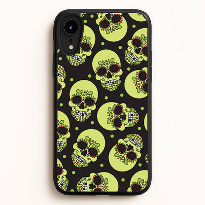 Pattern 5  - Day Of The Dead Phone Case for iPhone XR