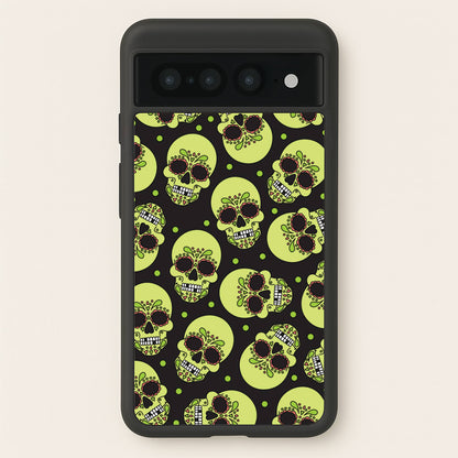 Pattern 5  - Day Of The Dead Phone Case for Google Pixel 7 Pro