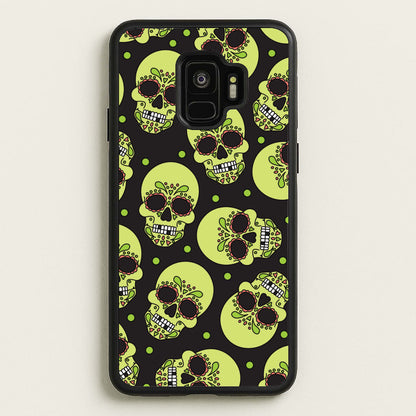 Pattern 5  - Day Of The Dead Phone Case for Galaxy S9