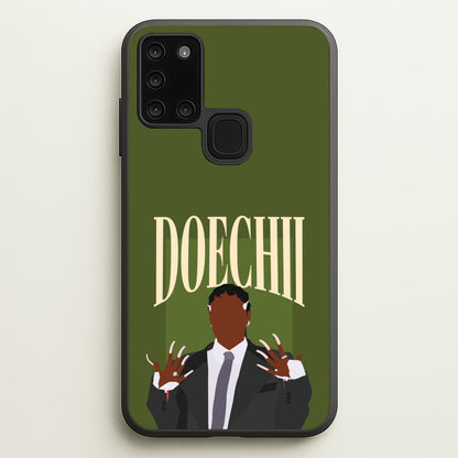 Rapper In Suit  - Doechii Phone Case for Galaxy A21s