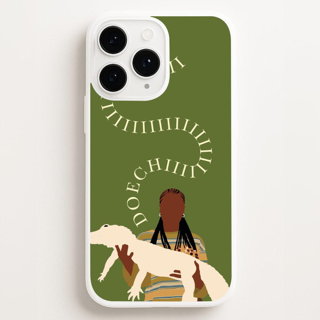 Rapper Holding Alligator  - Doechii Phone Case for iPhone 16 Pro Max