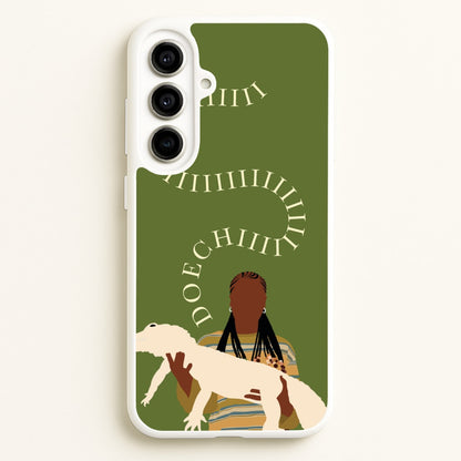 Rapper Holding Alligator  - Doechii Phone Case for Galaxy A56
