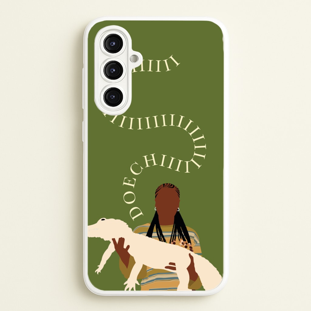 Rapper Holding Alligator  - Doechii Phone Case for Galaxy A16