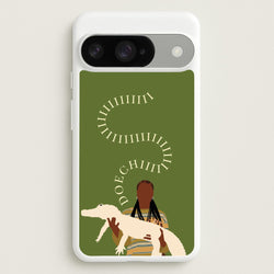 Rapper Holding Alligator Phone Case for Google Pixel 10 / 10 Pro