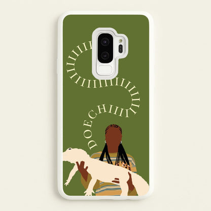Rapper Holding Alligator  - Doechii Phone Case for Galaxy S9 Plus
