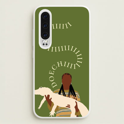 Rapper Holding Alligator  - Doechii Phone Case for Huawei P30