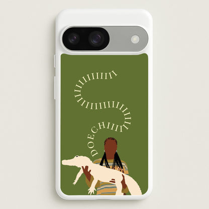 Rapper Holding Alligator  - Doechii Phone Case for Google Pixel 9 / 9 Pro
