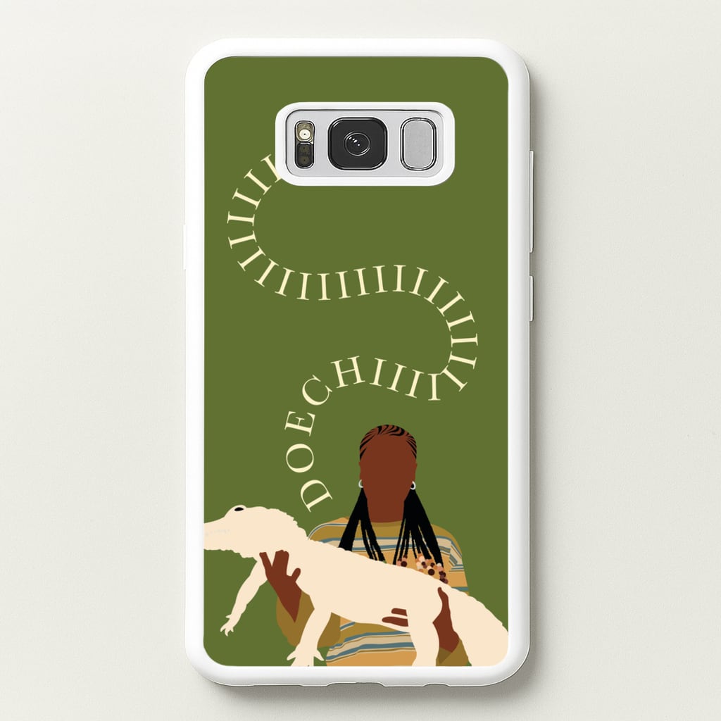 Rapper Holding Alligator  - Doechii Phone Case for Galaxy S8