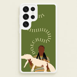 Rapper Holding Alligator  - Doechii Phone Case for Galaxy S22 Ultra