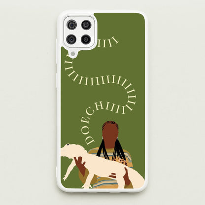 Rapper Holding Alligator  - Doechii Phone Case for Galaxy A12