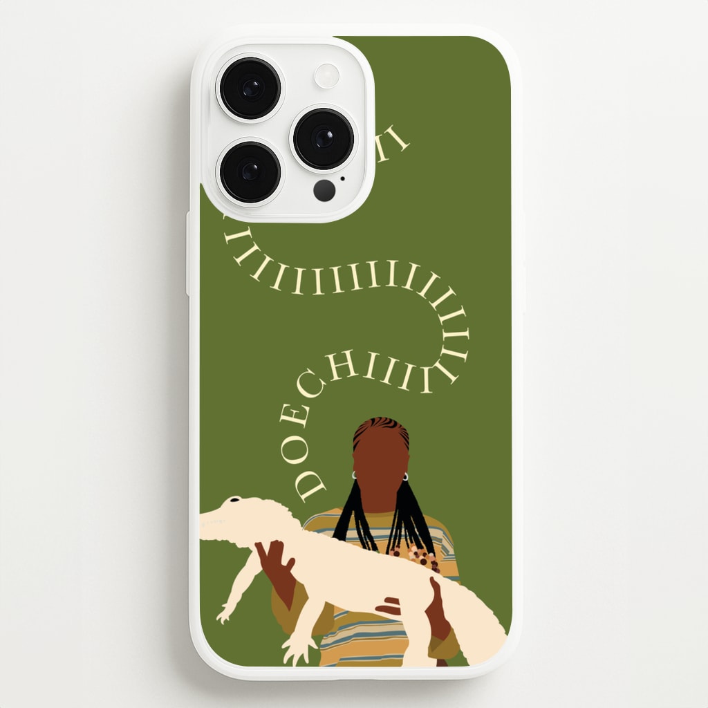Rapper Holding Alligator  - Doechii Phone Case for iPhone 13 Pro Max