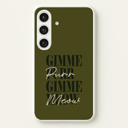 Gimme Purr, Gimme Meow  - Doechii Phone Case for Galaxy S24
