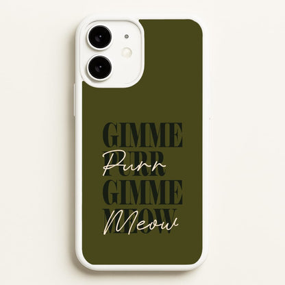 Gimme Purr, Gimme Meow  - Doechii Phone Case for iPhone 11