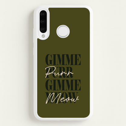 Gimme Purr, Gimme Meow  - Doechii Phone Case for Huawei P30 Pro