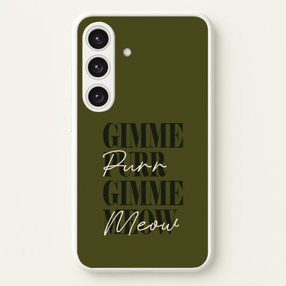Gimme Purr, Gimme Meow  - Doechii Phone Case for Galaxy S24FE