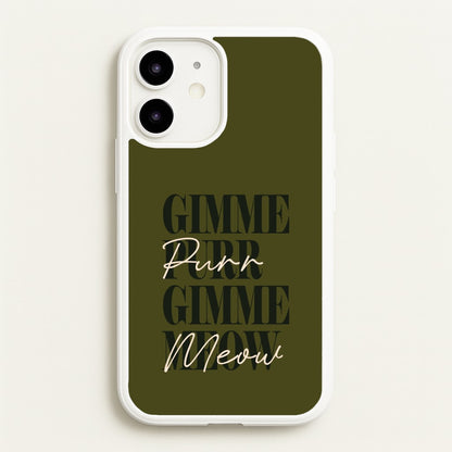 Gimme Purr, Gimme Meow  - Doechii Phone Case for iPhone 12 / 12 Pro
