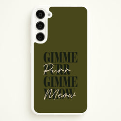 Gimme Purr, Gimme Meow  - Doechii Phone Case for Galaxy S23 Plus