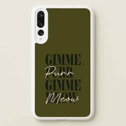 Gimme Purr, Gimme Meow  - Doechii Phone Case for Huawei P20 Pro