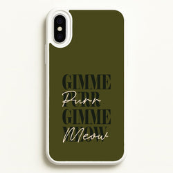 Gimme Purr, Gimme Meow  - Doechii Phone Case for iPhone XS Max