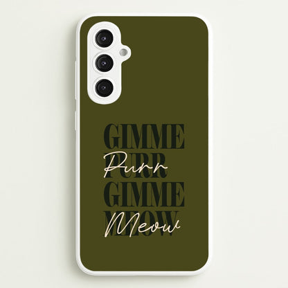 Gimme Purr, Gimme Meow  - Doechii Phone Case for Galaxy S23FE