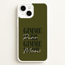 Gimme Purr, Gimme Meow  - Doechii Phone Case for iPhone 13 Mini
