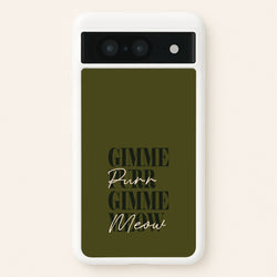 Gimme Purr, Gimme Meow  - Doechii Phone Case for Google Pixel 8