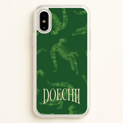 Alligator Pattern  - Doechii Phone Case for iPhone X / XS
