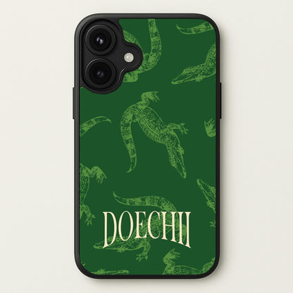 Alligator Pattern Phone Case for iPhone 17