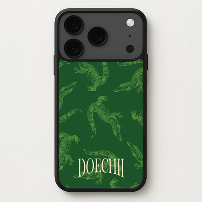 Alligator Pattern Phone Case for iPhone 17 Pro