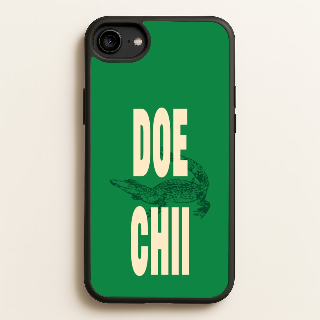 Rapper Alligator Print  - Doechii Phone Case for iPhone 6 / 7 / 8 / SE