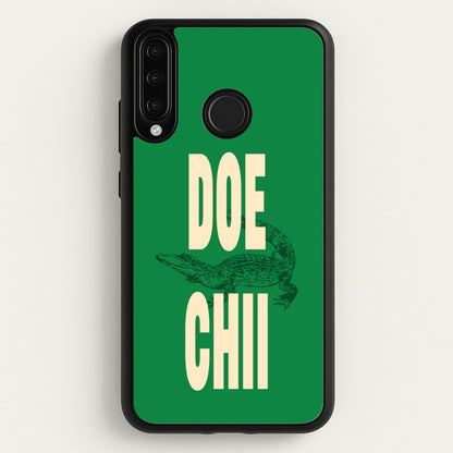 Rapper Alligator Print  - Doechii Phone Case for Huawei P30 Lite