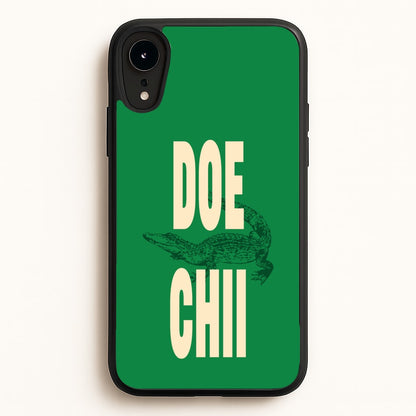 Rapper Alligator Print  - Doechii Phone Case for iPhone XR