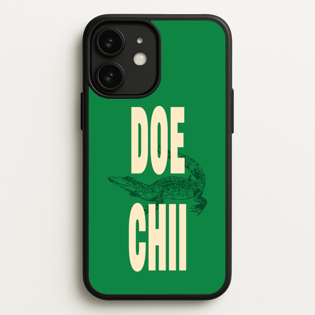 Rapper Alligator Print  - Doechii Phone Case for iPhone 11