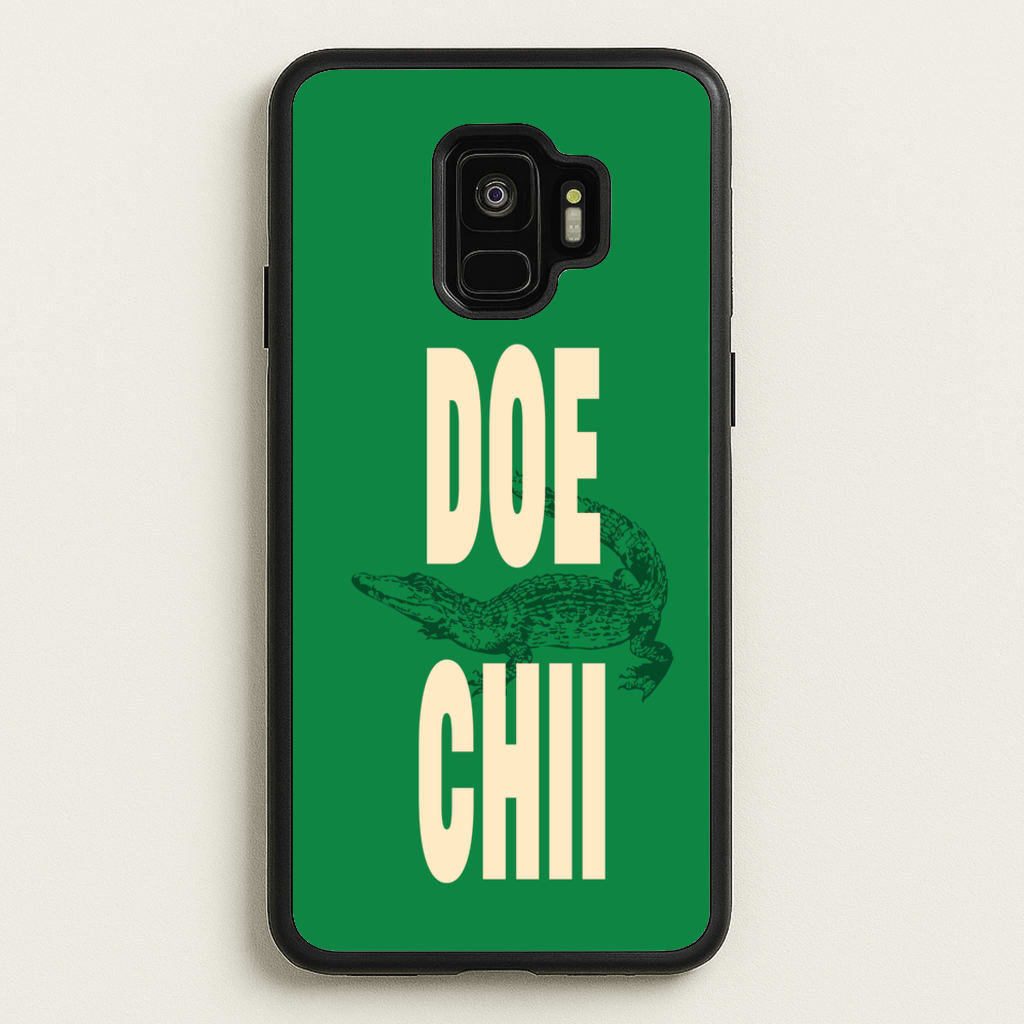 Rapper Alligator Print  - Doechii Phone Case for Galaxy S9