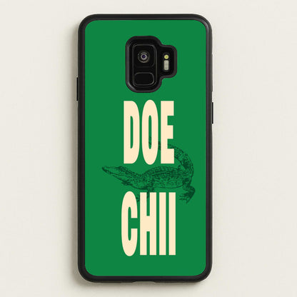 Rapper Alligator Print  - Doechii Phone Case for Galaxy S9