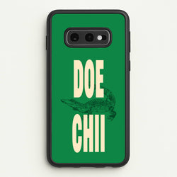 Rapper Alligator Print  - Doechii Phone Case for Galaxy S10e