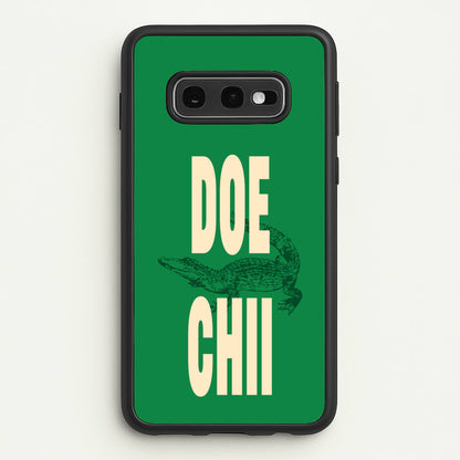 Rapper Alligator Print  - Doechii Phone Case for Galaxy S10e