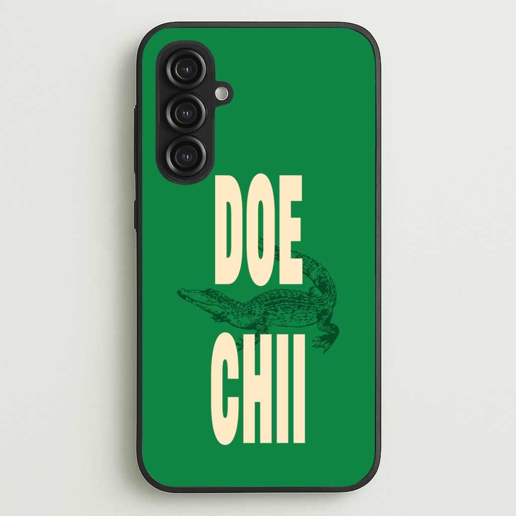 Rapper Alligator Print  - Doechii Phone Case for Galaxy S23FE