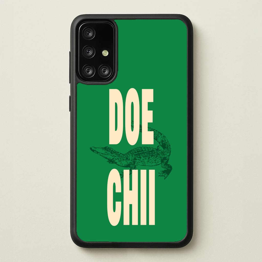 Rapper Alligator Print  - Doechii Phone Case for Galaxy A71