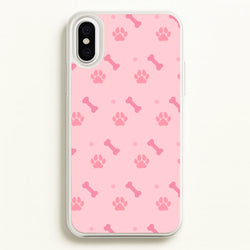 Dog And Paw - Dog Pattern  - Dog Patterned Phone Case for iPhone XS Max